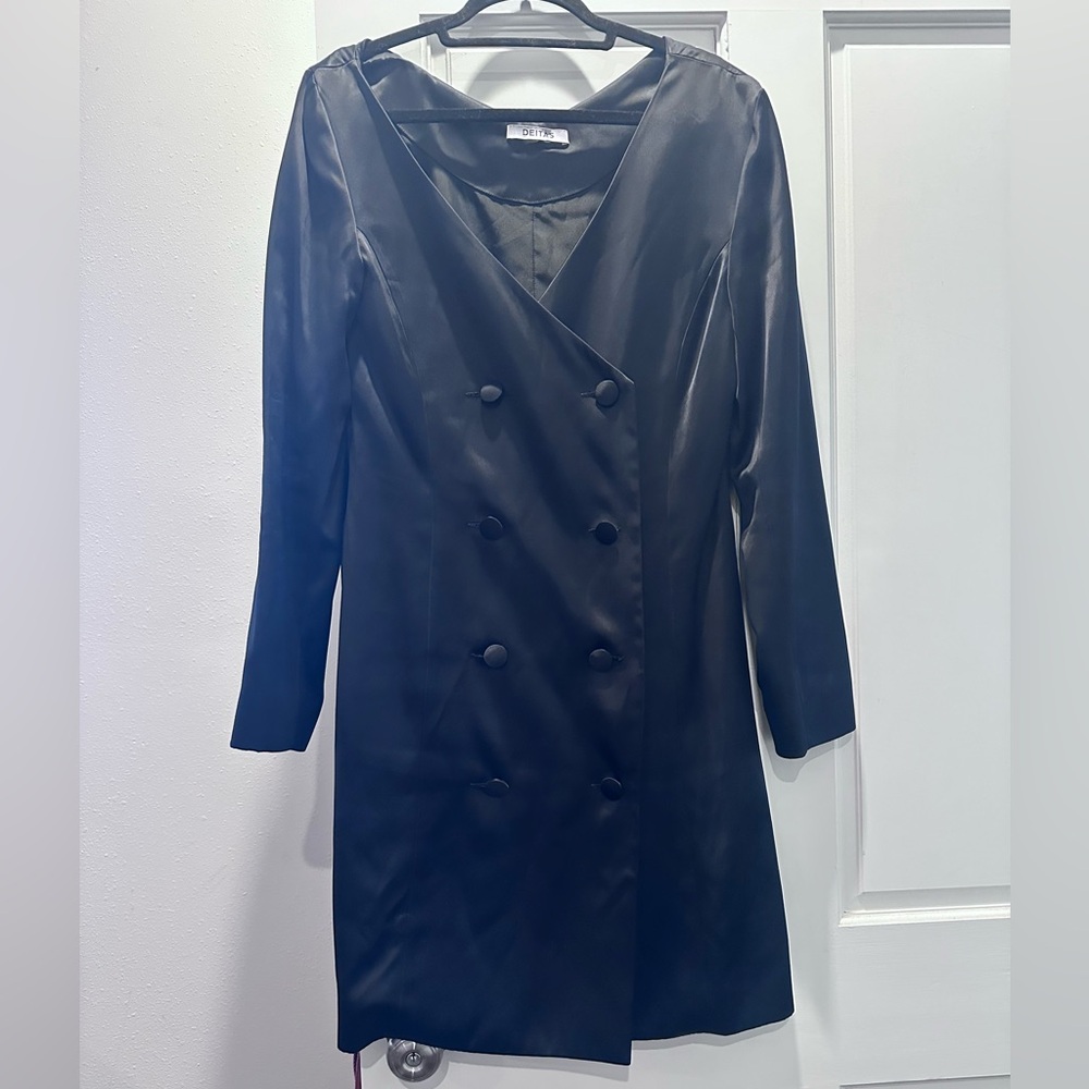 Tuxedo style mini dress